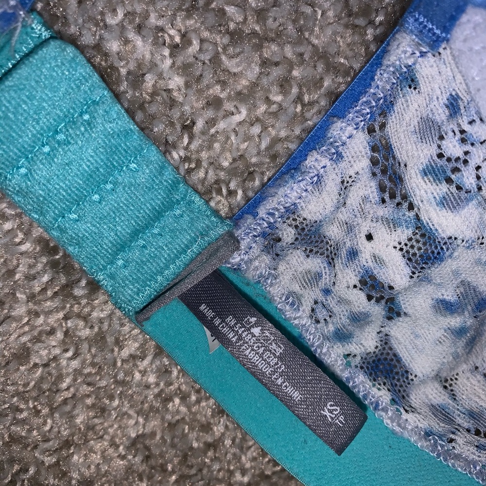 Aerie Blue & Green bra size XS - Picture 6 of 8